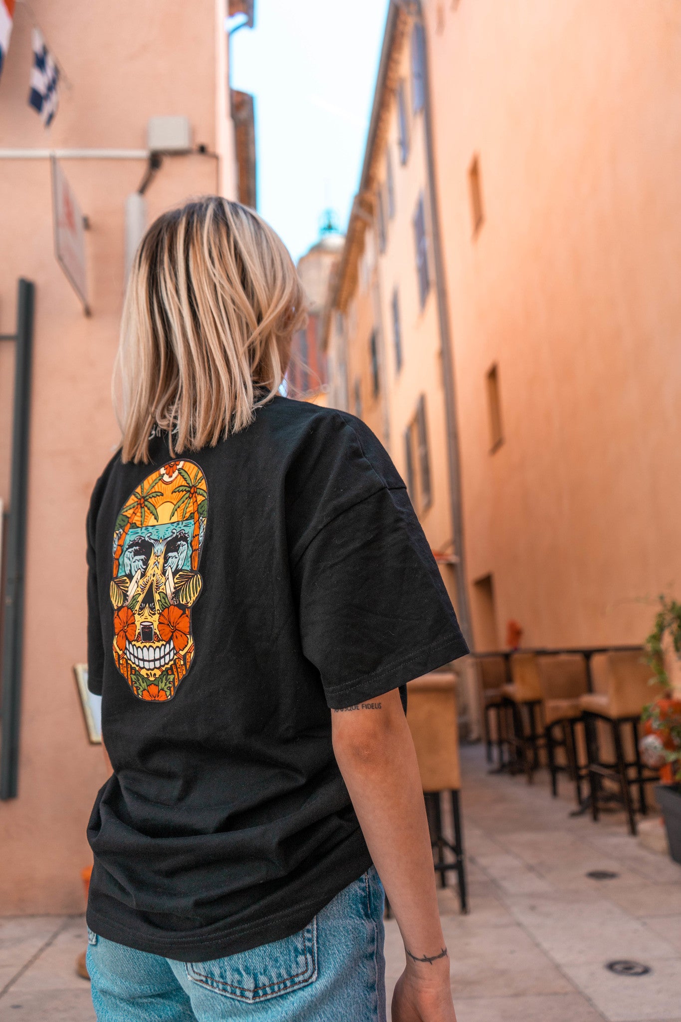 Sugar Skull Tee Noir DROP I
