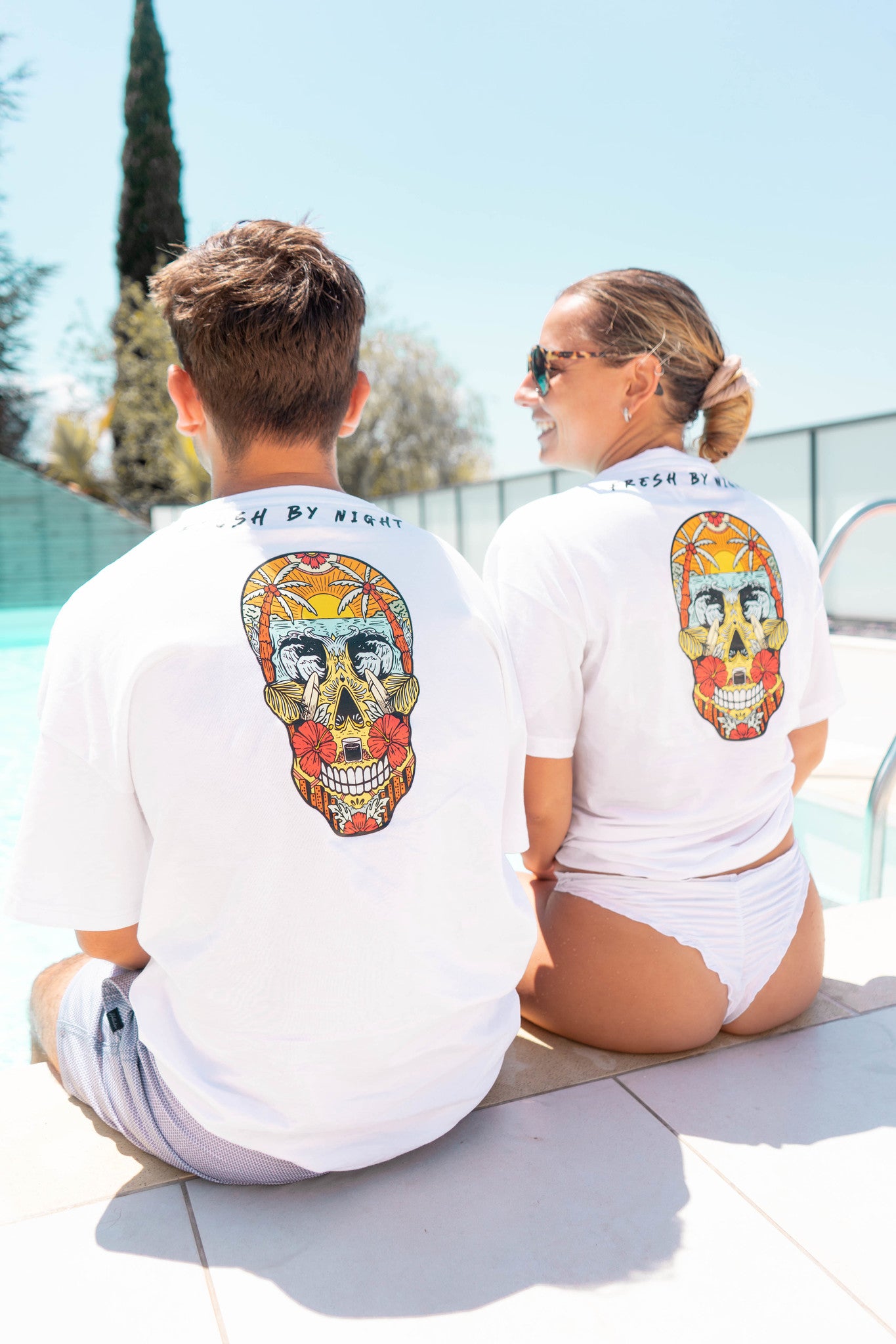 Sugar Skull Tee White DROP I