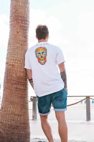Sugar Skull Tee White DROP I